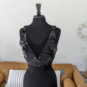 Zyia Camo Print Adjustable Sports Bra